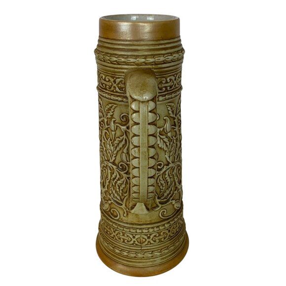 Ceramarte Senior Grande Ceramic Beer Stein CS6 Bavarian Scene Vtg 1977 Brazil - Picture 4 of 8